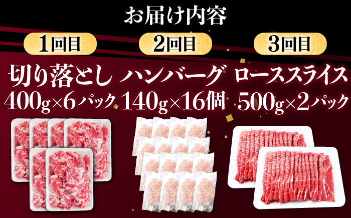 【6回定期便】肉ざんまい定期便 大家族 大容量 たっぷり 【川崎畜産】牛肉 [IAX050]