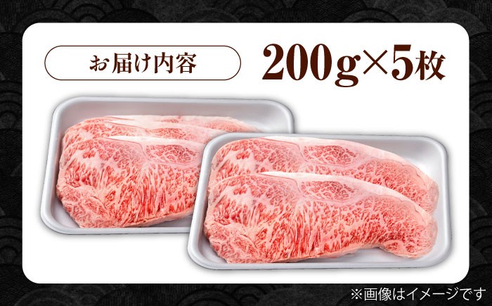 佐賀牛 贅沢 サーロイン ステーキ 200g×5枚（計1000g）【株式会社いろは精肉店】牛肉 [IAG048]