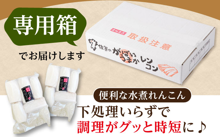 【お手軽調理！】白石町産 水煮れんこん 計2kg（真空パック）【有限会社白石開発】蓮根 れんこん レンコン [IBN007]