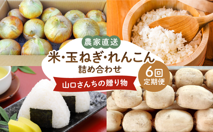 【令和8年6月以降発送】【全6回定期便】 農家直送！ 特産物 詰合せ 山口さんちの贈り物【y'scompany】お米 [IAS018]