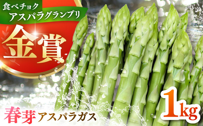 【年内発送】【先行予約】身体にやさしい こだわり 春芽 アスパラガス 約1kg【ひがじま農園】アスパラ [ICW001]