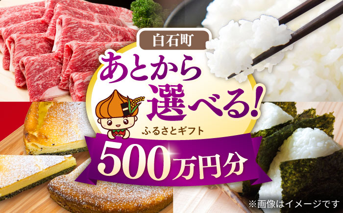 【あとから選べる】白石町ふるさとギフト 500万円分 / あとから寄附 [IZY024]