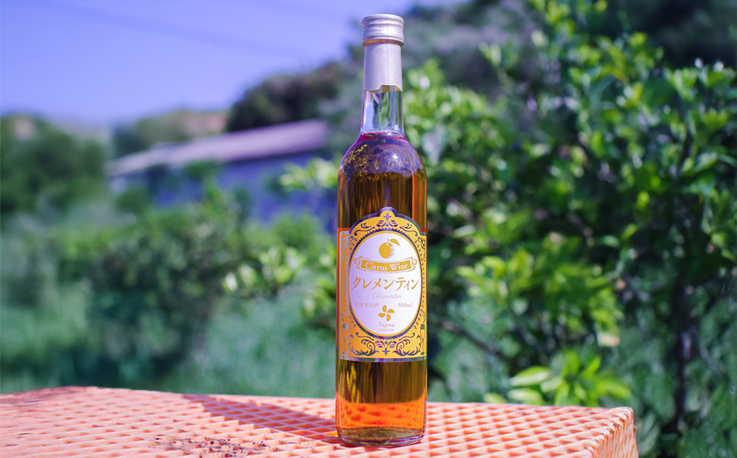 クレメンティンワイン 500ml × 3本 （計1500ml） ワイン クレメンティン 甘口ワイン 柑橘系 柑橘類 蜜柑 みかん ミカン みかんワイン お酒 酒 アルコール アルコール飲料 佐賀県 太良町 常温 P28