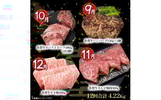 佐賀牛 バラエティ12回定期便 佐賀牛 ブランド牛 国産牛 牛肉 肉赤身 赤身肉 定期便 佐賀県 太良町