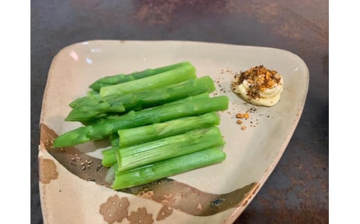 P-113 朝採れアスパラガス2kg 朝採れ即発送「明日はパラダイス」