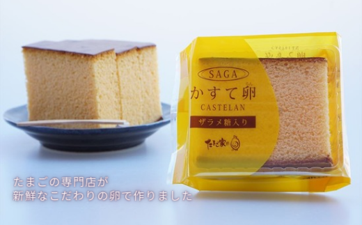 N-249 たまご専門店☆たまご家のカステラ「かすて卵」10個入り