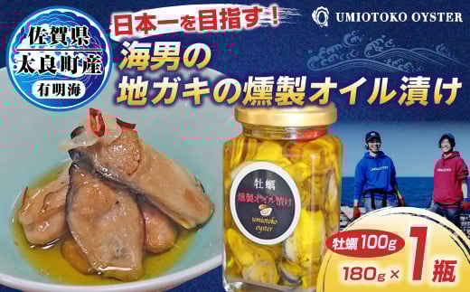 牡蠣の旨味がギュッと詰まった海男の牡蠣燻製オイル漬け