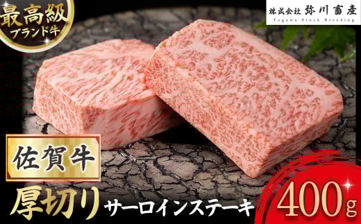 佐賀産和牛 “厚切り” サーロインステーキ 400g (200g×2枚) サーロイン ステーキ 国産牛 和牛 ブランド牛 牛肉 肉 高級 人気 おすすめ 佐賀県 太良町