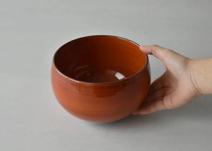 【AB1138】【波佐見焼】φ１5.５ｃｍ丼3個組 赤巻【西海陶器】 3 85599