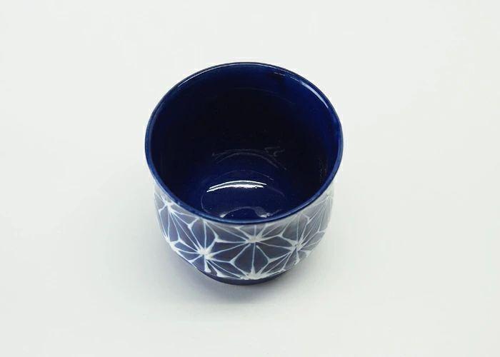 【AB1184】【波佐見焼】 満水325mlカップ　麻の葉 【西海陶器】1　18149