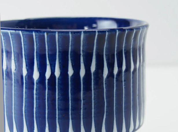 【AB1185】【波佐見焼】 満水325mlカップ　雨垂れ 【西海陶器】1　18150