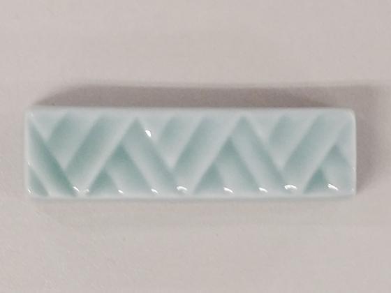 【波佐見焼】手彫りの箸置き5個組　白藍 【西海陶器】５ ２４３７５