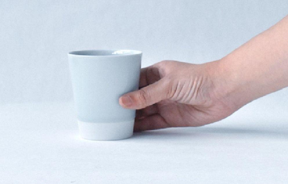 【AB588】【波佐見焼】es cup 青磁釉 〈M〉【西海陶器】5　47103