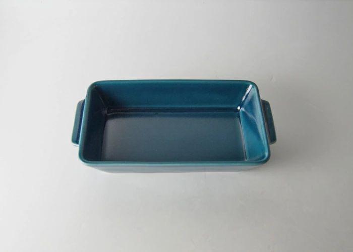 【波佐見焼】１８.５×９.５×３.５cmオーブン耐熱鉢２個組　B・M 【西海陶器】 ２ 17454