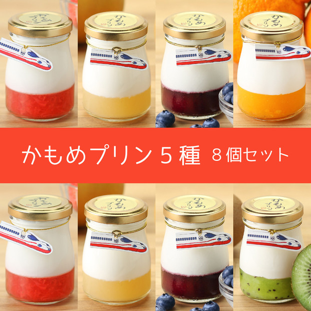 かもめプリン5種8個セット