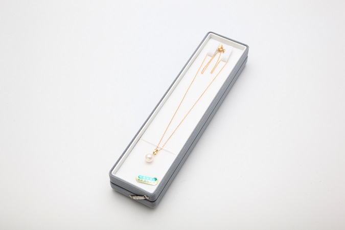 【AB178】あこや真珠9mm珠ペンダント K18 T-2