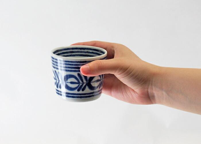 【AB247】【波佐見焼】カップ・そばちょこ５個組モダンブルー【西海陶器】 ５ 12759