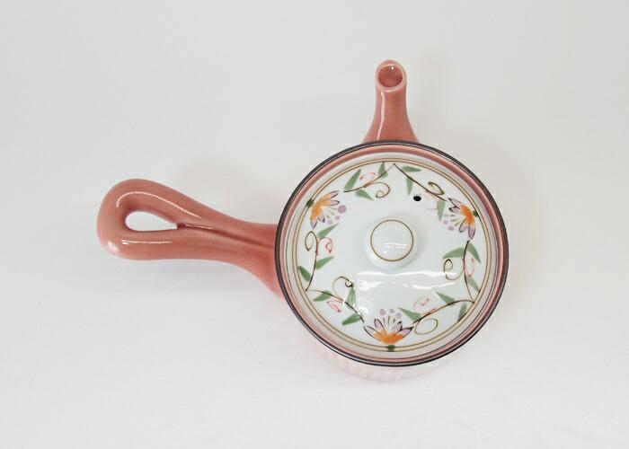 【AB387】【波佐見焼】軽量手描き急須 花蓮 【西海陶器】１ 13907