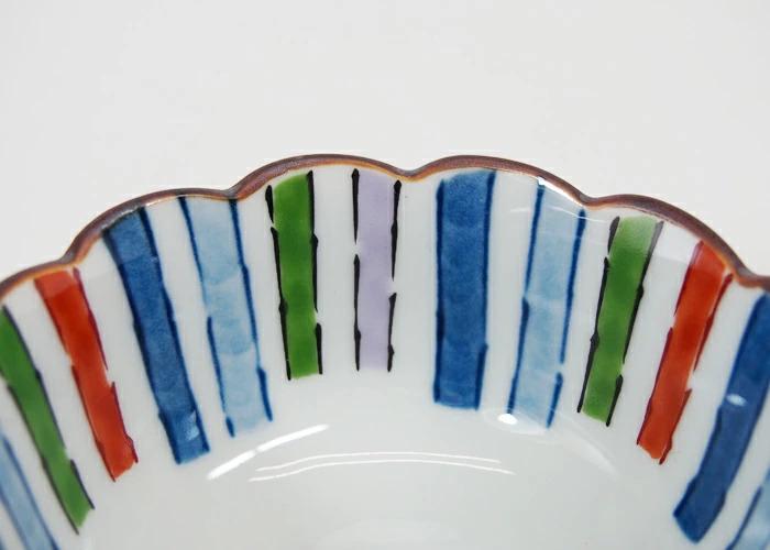 【AB524】【波佐見焼】φ8cmのミニ小鉢5個組　錦十草　【西海陶器】 5_43747