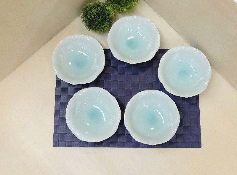 【AB357】【波佐見焼】青磁 φ１６cm小鉢５個セット 【西海陶器】 １ 11441