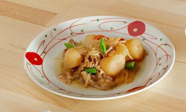 【波佐見焼】１５.５×２.５ｃｍ皿５枚組 赤絵小花 【西海陶器】 ５ ６３２８３