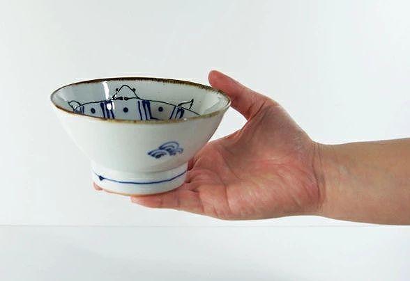 【波佐見焼】　手描きのクラワンカ茶碗　亀 【西海陶器】１ １８１９６