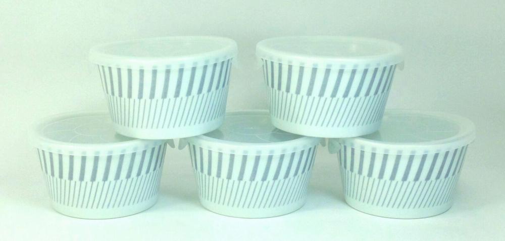 【波佐見焼】φ１１ｃｍノンラップ鉢5個組　コパン　グレー 【西海陶器】 ５ ３３１７１