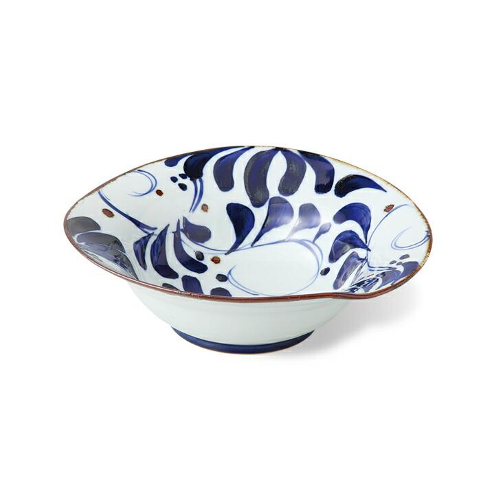 【AB381】【波佐見焼】２２×２１.５cm大鉢 karakusa　【西海陶器】 １ 14502