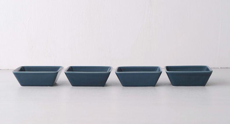 【波佐見焼】１１×１０×４cmオーブン耐熱鉢４個組　B・S 【西海陶器】 ４ 17455