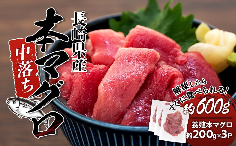 長崎県産　本マグロ中落ち（約600ｇ）