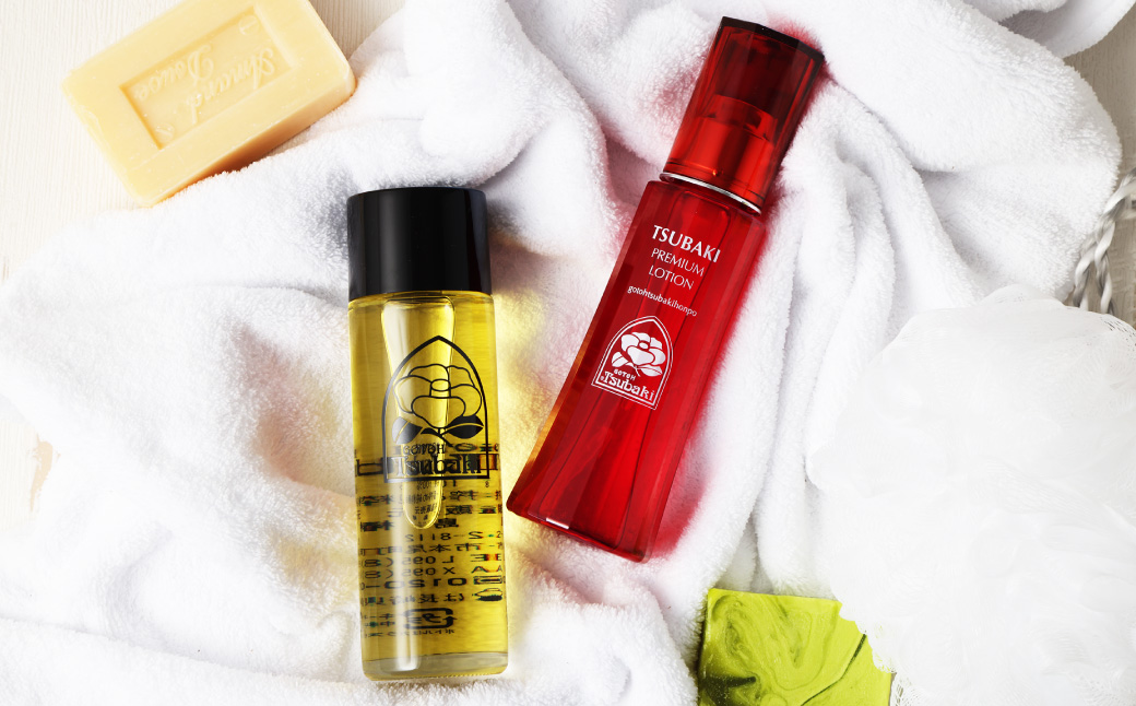 【10営業日以内発送】純粋椿油 120ml+二層式化粧水(TSUBAKI PREMIUM LOTION) 120ml ツバキ油 つばき油 オイル コスメ