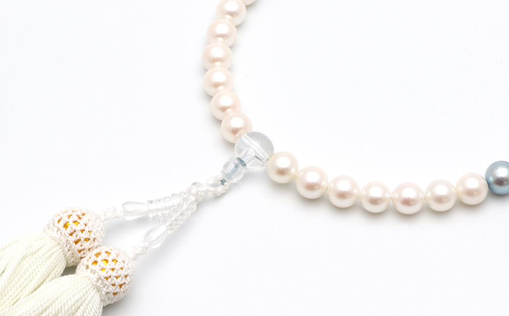 あこや真珠 (約8mm珠) 念珠