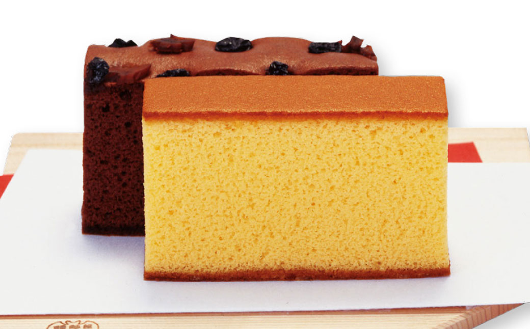 【10営業日以内発送】カステラ・オランダケーキ 詰め合わせ 2本入 ( 詰め合わせB ) ／ かすてら お菓子 おやつ 福砂屋 ふくさや カット済 お取り寄せ お土産 長崎県 長崎市