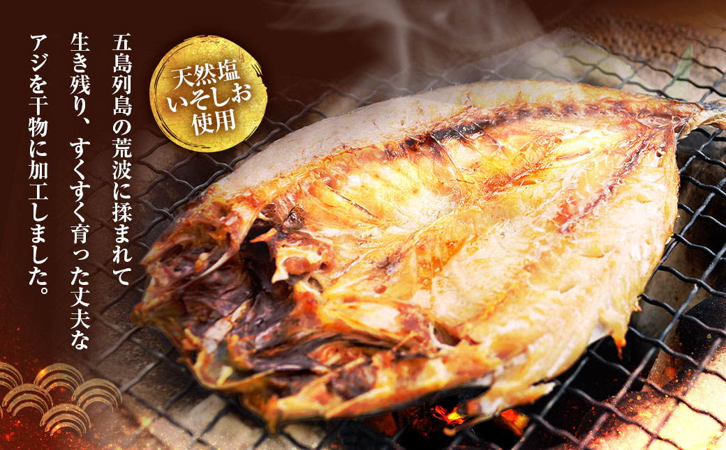 真アジ一夜干し 21尾