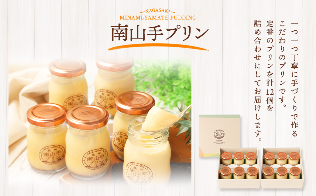 【全6回定期便】南山手プリンプレーン12個セット