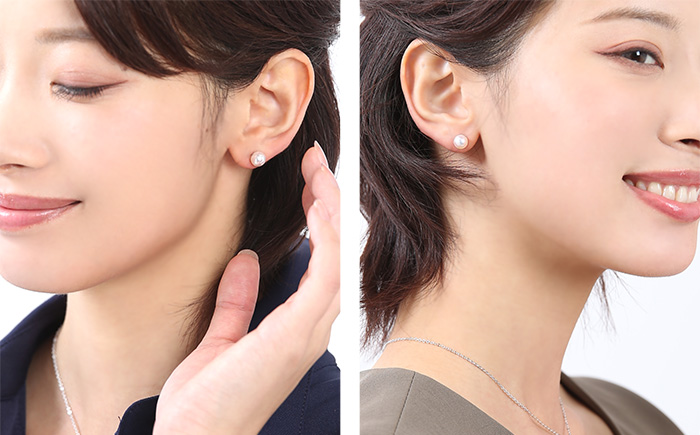 あこや真珠 7.5-8.0mm ピアス シルバー925 パール