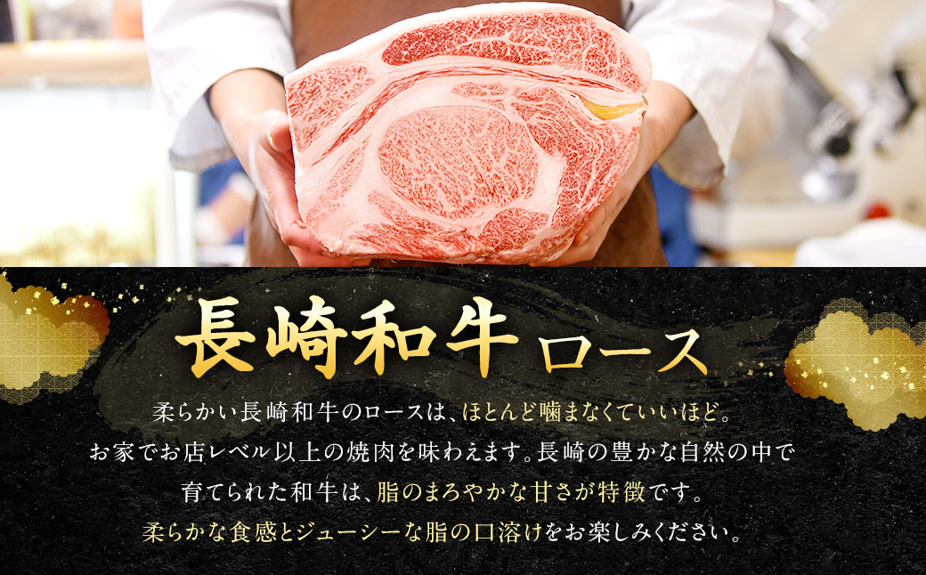 【全12回定期便】長崎和牛 焼肉 ロース 約500g