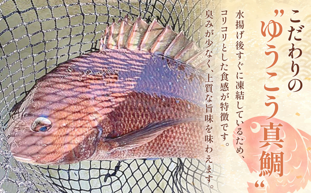 ゆうこう真鯛の胡麻ダレ海鮮丼の素 4食分 計280g