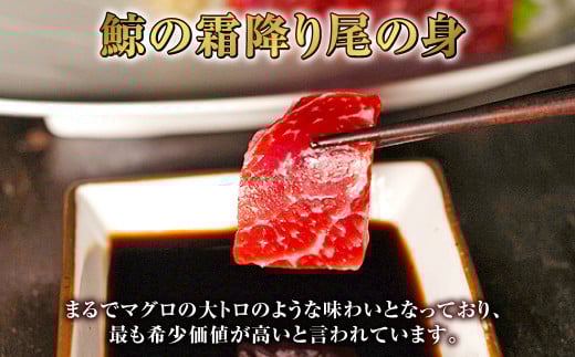 ニタリ鯨 霜降り尾の身 100g×2個セット