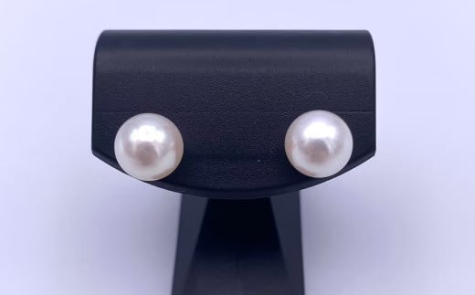 【あこや真珠】ピアス 約8.0～8.5mm（SV）