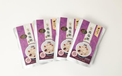 【全3回定期便】レトルト鶏塩粥セット