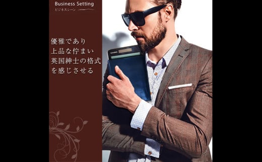 電卓ケース 牛本革 カシオプレミアム電卓専用ケース