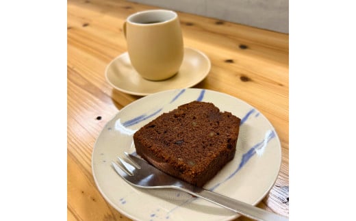 しっとり食感のパウンドケーキ 【ココアとオレンジピール】 1本