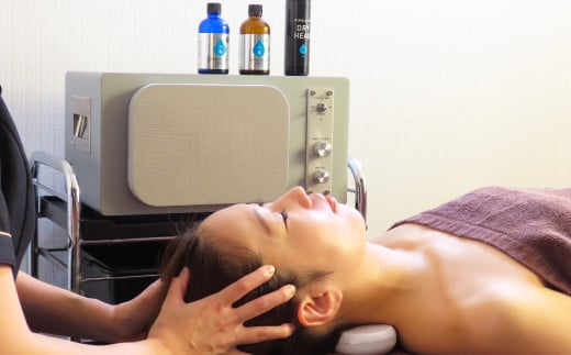 頭蓋骨矯正周波数ドライヘッドスパ【女性限定】