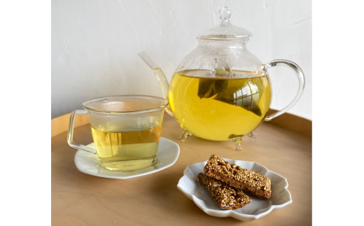 いりこのオイル漬け2個・ハーブティーセット