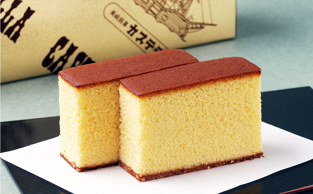 長崎カステラ1.0号／580g ( 10切カット ) ×2本