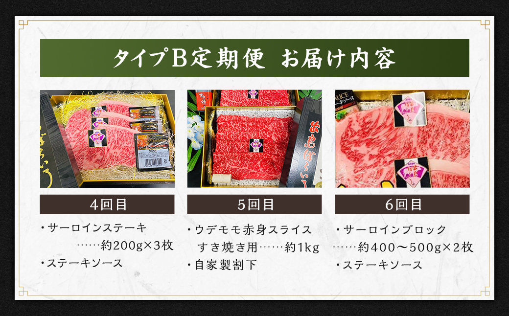 【全6回定期便】出島ばらいろ定期便 タイプB