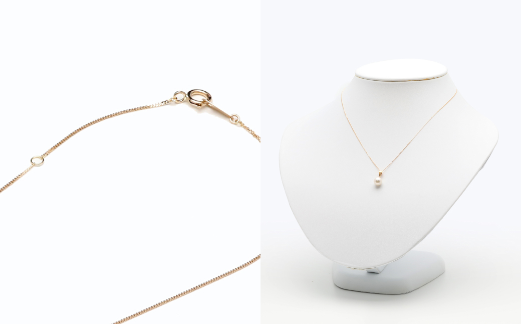 あこや真珠 ( 7.5～8mm珠） ペンダント K18 パール アクセサリー