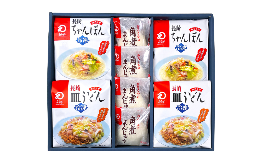 【全12回定期便】具材付き！長崎ちゃんぽん・皿うどん揚麺・角煮まんじゅう
