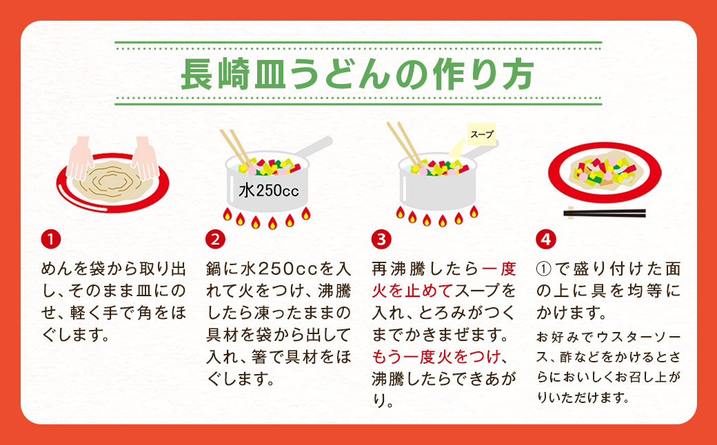 【全6回定期便】長崎皿うどん6食セット